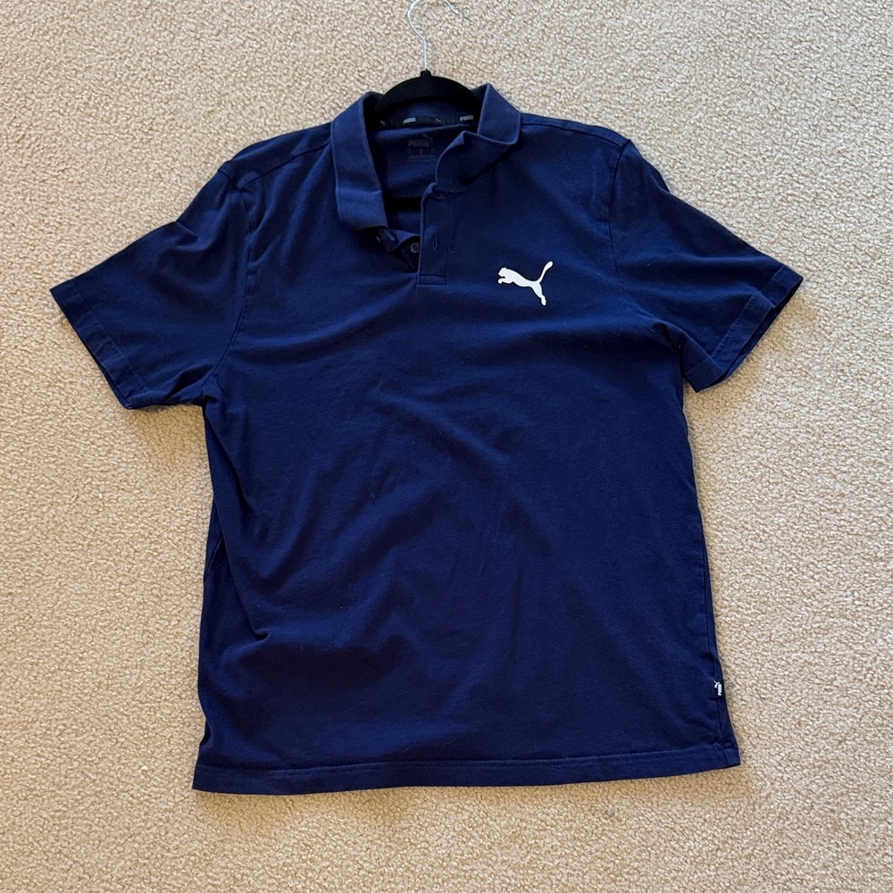 Puma Men's Navy Polo Shirt